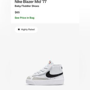 Nike blazer mid 77 toddler 8